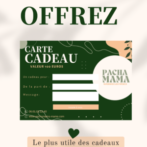 Carte Cadeau – Formules de Livraison de Repas pour Jeunes Mamans
